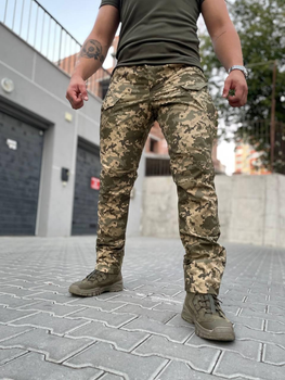 Тактичні штани польові літні, військові штани на літо ріп-стоп Піксель ММ-14 52