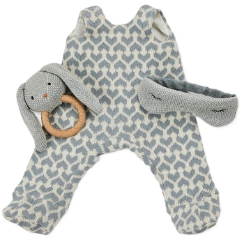 Zestaw ubranek dla lalki Smallstuff Sleeping Mask And Rattle 3 szt (5712352097151)