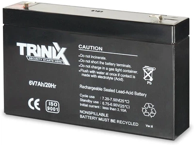 Аккумуляторная батарея Trinix AGM 6V 7Ah (44-00057)