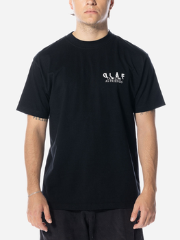 Koszulka męska Olaf M140109-BLACK M Czarna (8720104760519)
