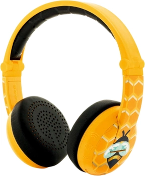 Słuchawki BuddyPhones Wave Bee Żółte (BT-BP-WV-BEE)