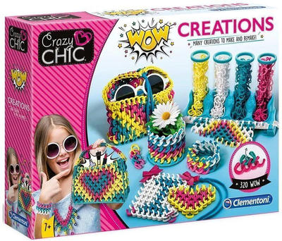 Zestaw Clementoni do tworzenia biżuterii w stylu Crazy Chic Wow Creations (8005125506422)