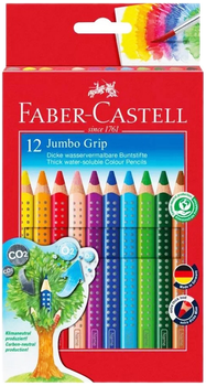 Zestaw kolorowych ołówków Faber Castell Jumbo Grip 12 szt (4005401109129)