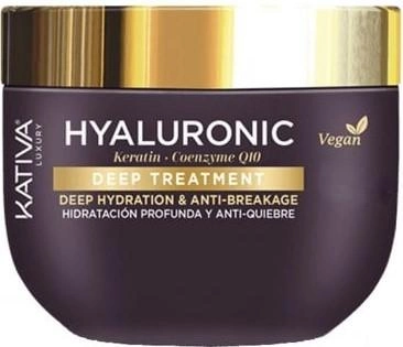 Маска для волосся Kativa Hyaluronic Keratin y Coenzyme Q10 Deep Treatment 300 мл (7750075060722)