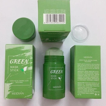 Глиняна маска Green Mask Stick PAQIMAN для Глибокого очищення та суйняття Пор з екстрактом зеленого чаю