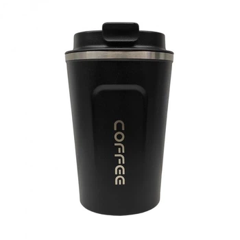 Термокружка Coffee 380 мл Черная