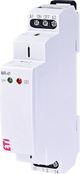 Імпульсне реле з функцією "пам'ять" MR-41 UNI 12-240V AC/DC (1x16A_AC1) ETI 2470007