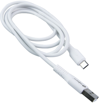 Кабель DPM USB-A - USB-C 1 м білий (5906881212691)