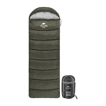 Спальный мешок Naturehike U150 NH20MSD07 Green Left (6927595764398-L)
