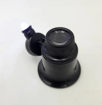 Лупа очна з LED підсвічуванням 20 кратна UKC Mg13b-9A