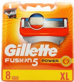 Змінні картриджі (леза) для гоління Gillette Fusion 5 Power 8 шт (7702018852529)