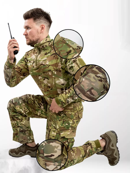 Тактичний костюм з наколінниками та налокітниками + Call Dragon G6 multicam Розмір XL