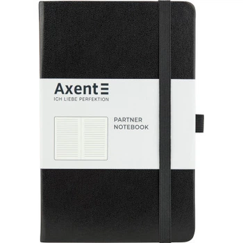 Книга записная Axent Partner 125х195 мм в линейку 96 листов Черный (8308-01-A)