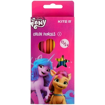 Карандаши цветные двусторонние Kite My Little Pony LP22-054, 12 шт.