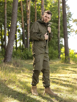 Тактический летний мужской костюм горка Рип-Стоп куртка и штаны Olive 50