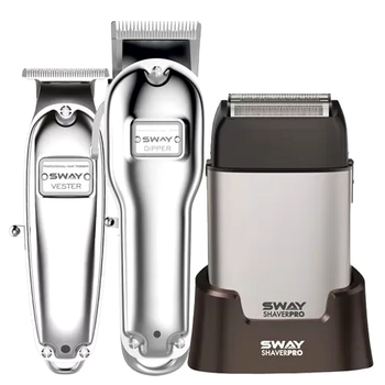 Набор машинок 3 в 1 Shaver Pro Silver, Vester, Sway Dipper