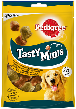 Ласощі для собак Pedigree Tasty Minis з куркою 130 г (5998749128060)