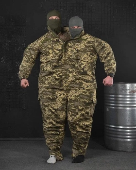 Армейский костюм Горка Супербатальных размеров 3XL пиксель (85632)