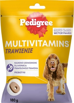Ласощі для собак Pedigree Multivitamins Травлення з куркою 180 г (5010394005197)