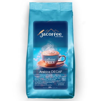 Кофе молотый без кофеина Jacoffee Arabica, 225г