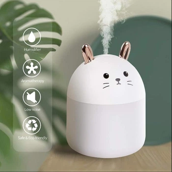 Увлажнитель воздуха и ночник Котик 2в1 Humidifiers с подсведкой Белый (90202SN271)