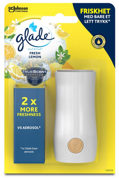 Освіжувач повітря Glade Touch & Fresh Лимон 2 x 10 мл (5000204081268)