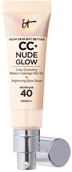 Podkład do twarzy IT Cosmetics CC+ Nude Glow lightweight foundation + glow serum SPF 40 Fair Ivory 32 ml (3605972653246)