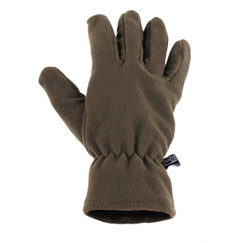 Зимові флісові рукавиці з підкладкою Thinsulate олива розмір 2XL