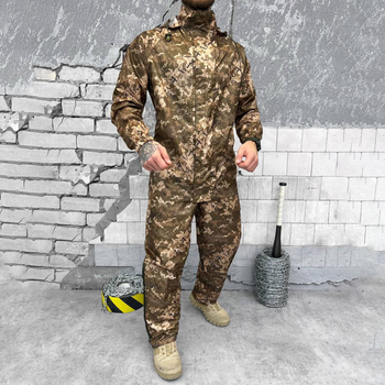 Чоловічий маскувальний костюм "GEN2" / Дощовик + штани піксель розмір M