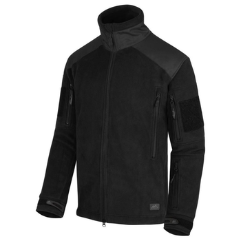 Мужская Флисовая Кофта "Helikon-Tex Jacket" чёрная размер S