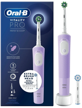 Електрична зубна щітка Oral-b Braun Vitality Pro Lilac (4210201432340)