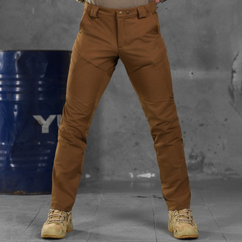 Мужские брюки Patriot stretch cotton с высоким поясом койот размер M