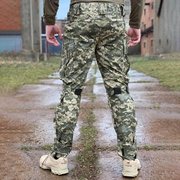 Чоловічі вологозахищені штани з кишенями піксель розмір XL