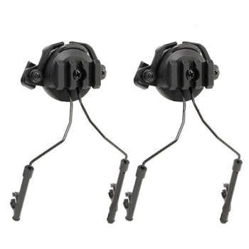 Адаптери для кріплення навушників MSA Sordin на шолом ARC чорні 8,6х3,7х2,6 см