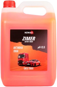 Піна активна Nowax ZIMER ACTIVE FOAM суперконцентрат для безконтактної мийки 5 л (NX05135)