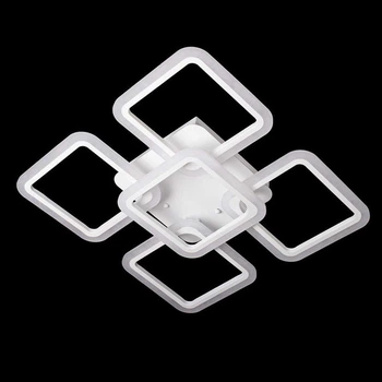 Люстра світлодіодна Led Свет SL-5342/4+1 WT з пультом 150 W Біла