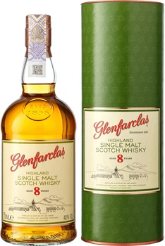 Віскі Glenfarclas 8 YO 0.7 л 40% у тубусі (5018066704089)