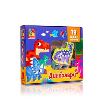 Набір магнітів "Динозаври" Vladi Toys VT3106-23