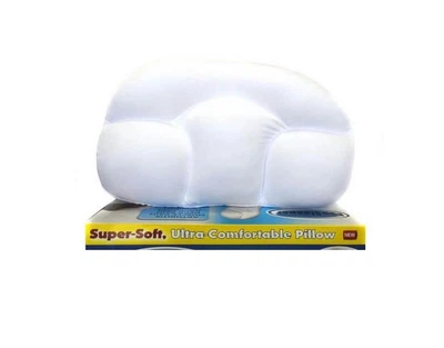 Анатомическая подушка для сна 50х30х12см Egg Sleeper белый