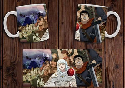 Кружка CupKit "Берсерк / Berserk" №18 330мл белая