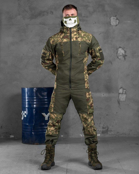 Тактический военный комплект Gabbe ( Куртка + Штаны ), Камуфляж: Мультикам, Размер: XL