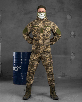 Тактичний військовий костюм гірка Статутний ( Кітель + Штани ), Камуфляж: Піксель ЗСУ, Розмір: XXXXXL