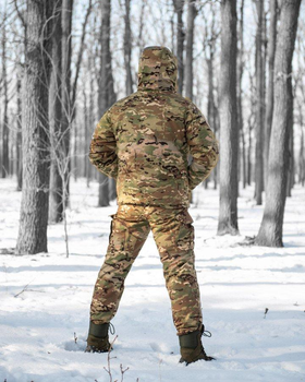 Тактичний зимовий військовий костюм Squad ( Куртка + Штани ), Камуфляж: Мультикам, Розмір: S