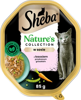 Вологий корм для котів Sheba Nature's Collection з лососем 85 г (4008429142390)