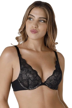 Бюстгальтер push-up Wonderbra 75E Черный (94657)