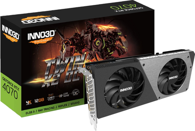 Видеокарта INNO3D GEFORCE RTX 4070 TWIN X2 OC (N40702-126XX-185252N)