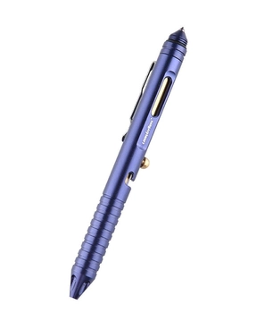 Ручка-мультитул со стеклобоем свитком расжигателем Trembita, Синій