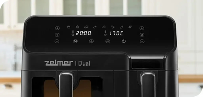 Аэрогриль и мультипеч Zelmer на 9 л ZAF 9000 Dual