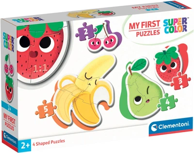 Пазл 4 в 1 Clementoni Fruits My First Puzzles 14 элементов (20815) (8005125208159)