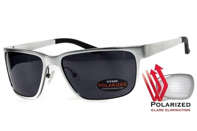 Поляризационные очки BluWater Alumination-2 Silv Polarized (gray) серые